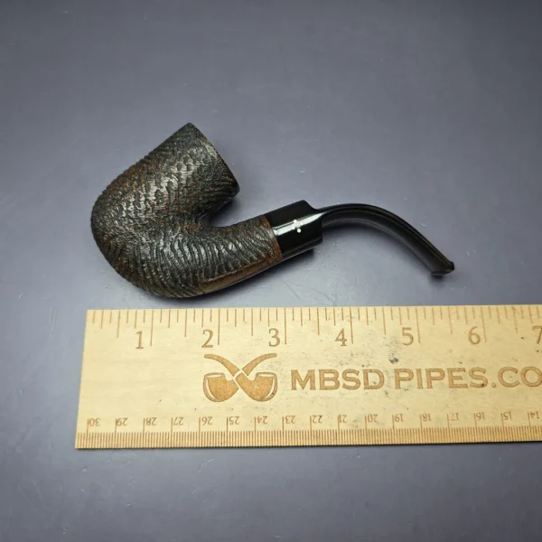 Sasieni 1946-79 Four Dot Rustic Oom Paul S Estate Briar Pipe, English Estates - Image 8
