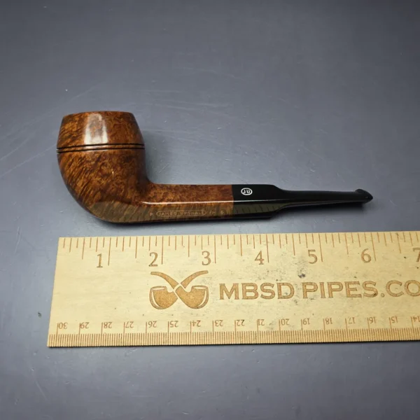 James Upshall P Grade Group 6 Smooth Bulldog Estate Briar Pipe, Unsmoked - Image 8