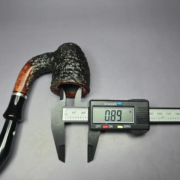 Mauro Armellini XL Rusticated Calabash Estate Briar Pipe, Italian Estates - Image 9