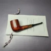 MBSD Briars by Piero Vitale Sienna Contrast Smooth Billiard w/ Zebrawood Briar Pipe, New - Image 9