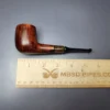 MBSD Briars by Piero Vitale Sienna Contrast Smooth Billiard w/ Zebrawood Briar Pipe, New - Image 9