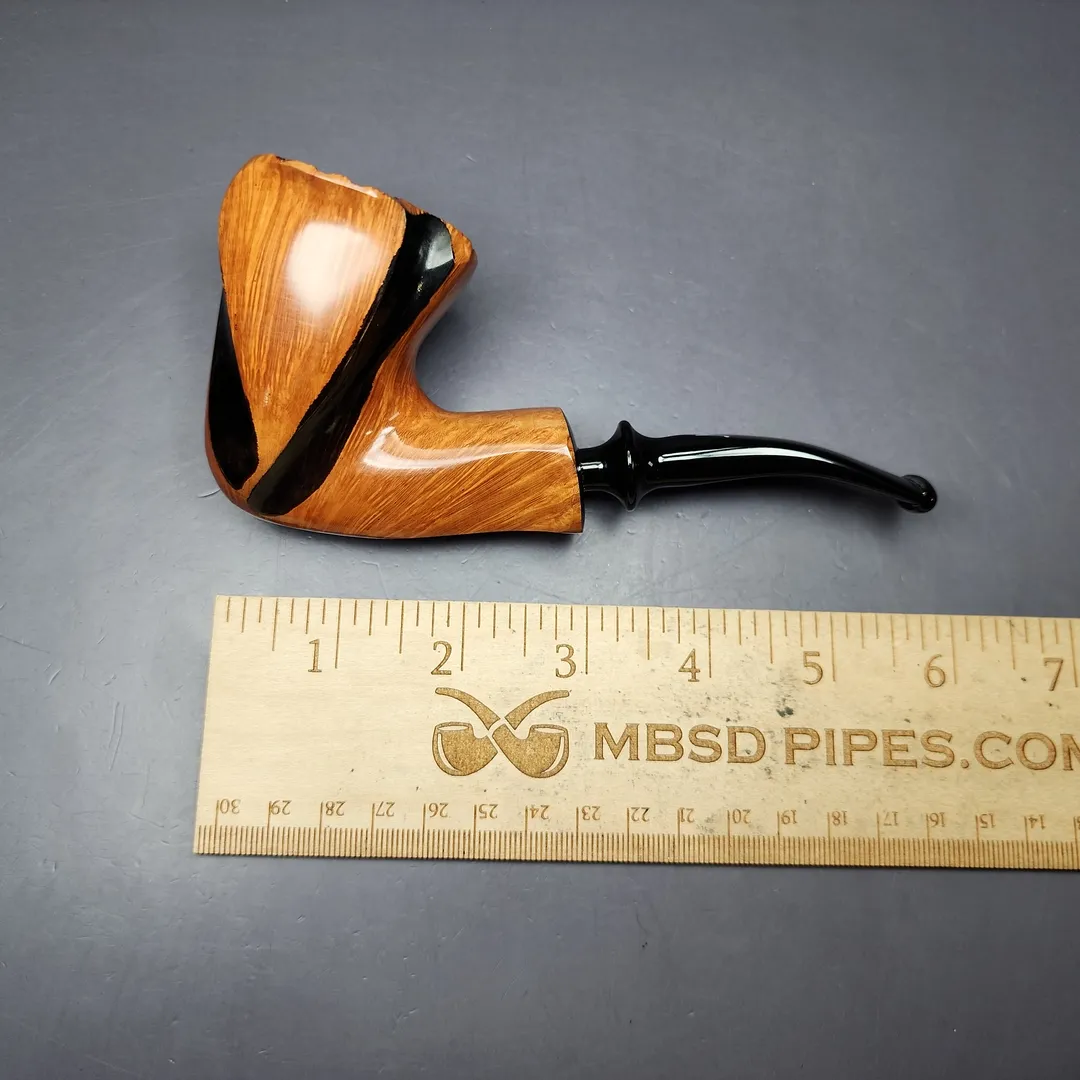Nording Spiral Natural Smooth Freehand Estate Briar Pipe, Unsmoked - Image 9