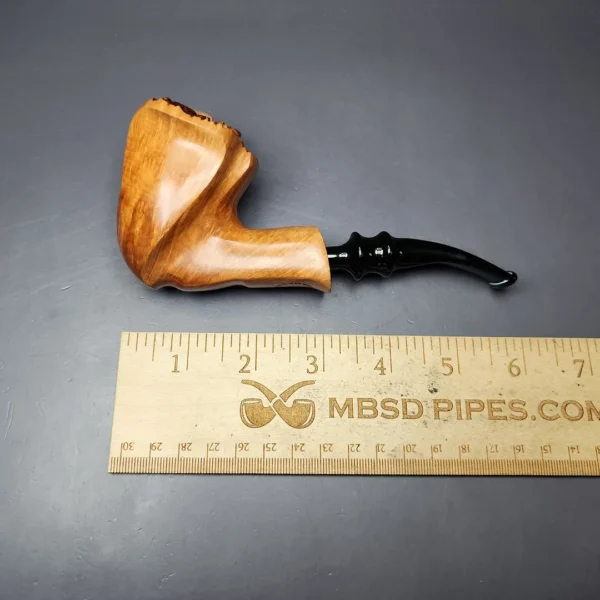 Nording Natural Smooth Freehand Estate Briar Pipe, Unsmoked - Image 9