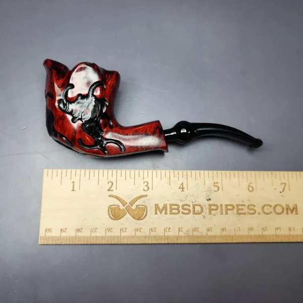 Nording Fantasy Partially Rusticated Freehand Estate Briar Pipe, Unsmoked - Image 9