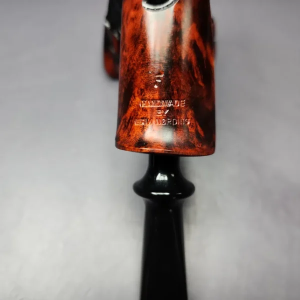 Nording Moss Partially Rusticated Freehand Estate Briar Pipe, Unsmoked - Image 9