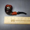 Nording Abstract Partially Rusticated Freehand Estate Briar Pipe, Unsmoked - Image 9