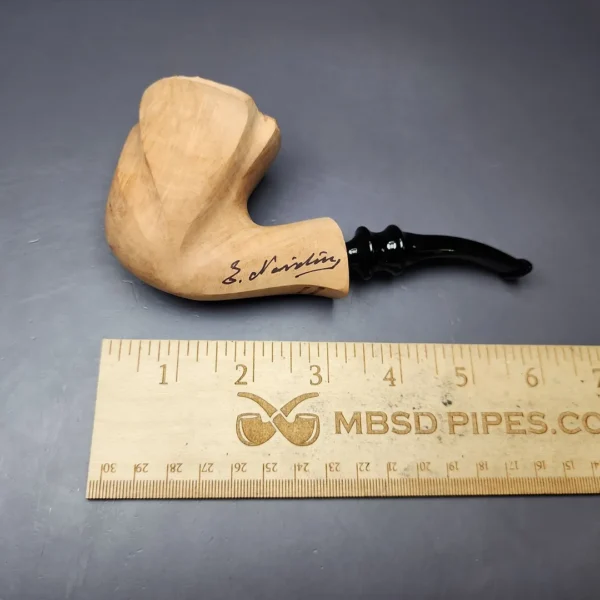 Nording Signature Natural Smooth Freehand Estate Briar Pipe, Unsmoked - Image 9