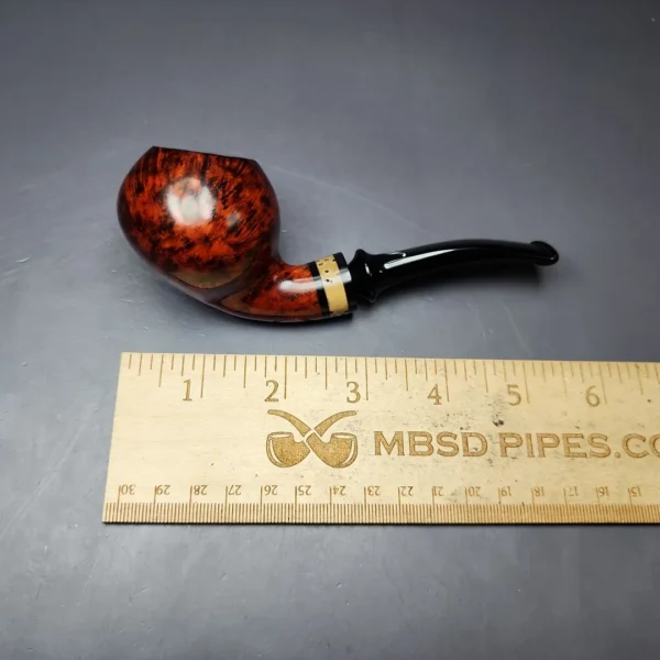 Nording Nosewarmer Smooth Cognac Apple w/ Jupati Estate Briar Pipe, Unsmoked - Image 9