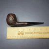 Dunhill 1956 Shell Briar ODA 806 Sandblasted Apple Estate Briar Pipe, English Estates - Image 9