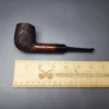 James Upshall Bark Group 5 Rusticated Billiard Estate Briar Pipe, Unsmoked - Image 9