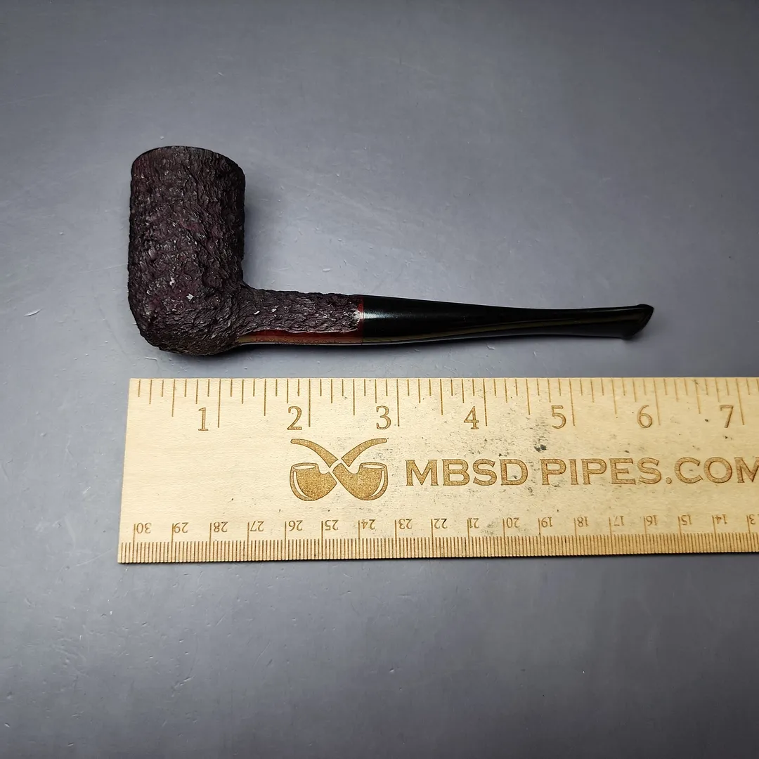 James Upshall Bark Group 6 Partially Rusticated "371" Dublin Estate Briar Pipe, Unsmoked - Image 9