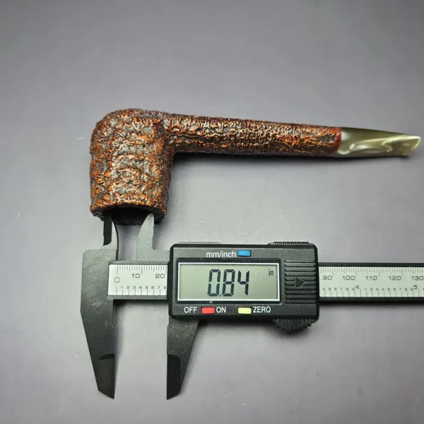 Caminetto Business 119 KS Rusticated Canadian Estate Briar Pipe, Italian Estates - Image 9
