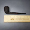 James Upshall Bark Group 6 Partially Rusticated Cutty Estate Briar Pipe, Unsmoked - Image 9