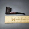 James Upshall Bark Group 6 Partially Rusticated Skater Estate Briar Pipe, Unsmoked - Image 9