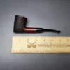 James Upshall Bark Group 6 Partially Rusticated Skater Estate Briar Pipe, Unsmoked - Image 9