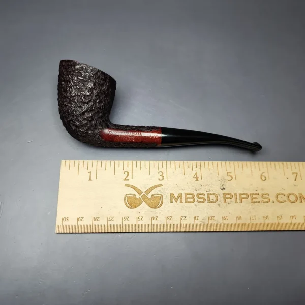 James Upshall Bark Group 5 Partially Rusticated Dublin Estate Briar Pipe, Unsmoked - Image 9