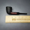 James Upshall Bark Group 6 Rusticated Dublin Estate Briar Pipe, Unsmoked - Image 9