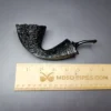 HS Studio Sandblasted Asymmetric Dublin w/ Reverse Calabash Estate Briar Pipe, Unsmoked - Image 9