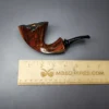 HS Studio Smooth Asymmetric Dublin w/ Reverse Calabash Estate Briar Pipe, Unsmoked - Image 9