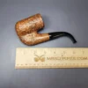 Ed Burak Connoisseur Magnum Rusticated Oom Paul Estate Briar Pipe, American Estates - Image 9