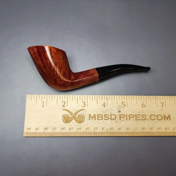 WO Larsen (1960s; Sven Knudsen Design) De Luxe 72 Smooth Dublin Estate Briar Pipe, Danish Estates - Image 9