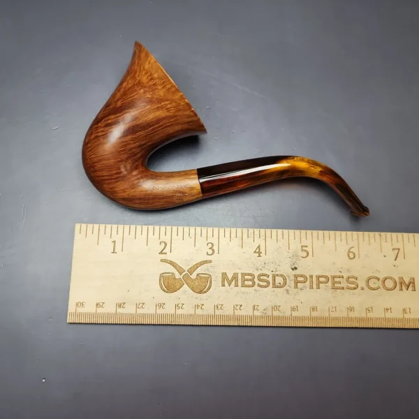 Ed Burak Connoisseur Smooth Bell Calabash Estate Briar Pipe, American Estates - Image 9