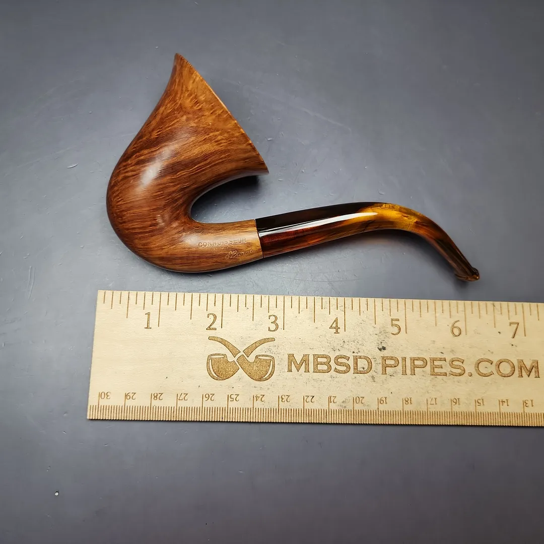 Ed Burak Connoisseur Smooth Bell Calabash Estate Briar Pipe, American Estates - Image 9