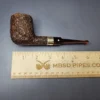 Castello Sea Rock Briar KK 15P Rusticated Billiard Estate Briar Pipe, Italian Estates - Image 9