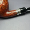 Ser Jacopo Domina 2005 Smooth Egg w/ Silver Estate Briar Pipe, Unsmoked - Image 9