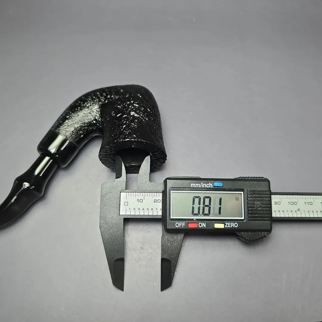 Peterson 2025 Halloween Pipe XL315 Sandblasted Calabash Briar Pipe, P-Lip, New - Image 9