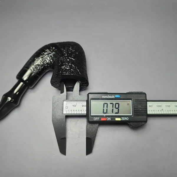 Peterson 2025 Halloween Pipe XL315 Sandblasted Calabash Briar Pipe, P-Lip, New - Image 9