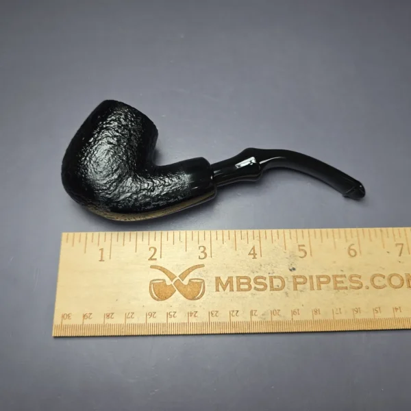 Peterson 2025 Halloween Pipe 307 Sandblasted Bent Billiard Briar Pipe, P-Lip, New - Image 9