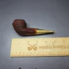 Walt Cannoy 10th Anniversary Cardinal House Munn Rusticated Bulldog Handmade Briar Pipe, New - Image 9
