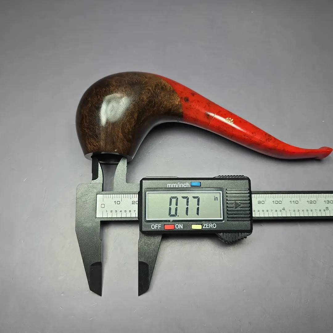 Chacom Volute Smooth Cobra Estate Briar Pipe, Unsmoked - Image 9