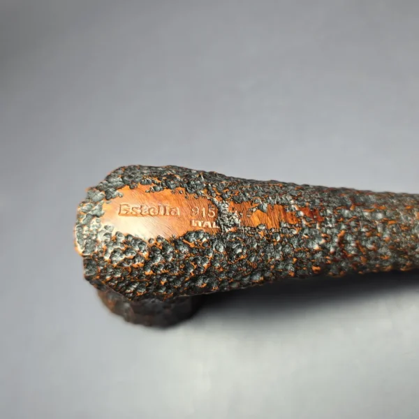 Savinelli Estella 915 EX Rusticated Freehand Estate Briar Pipe, Unsmoked - Image 9