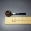 HS Studio Sandblasted Prince w/ Silver Estate Briar Pipe, Unsmoked - Image 9