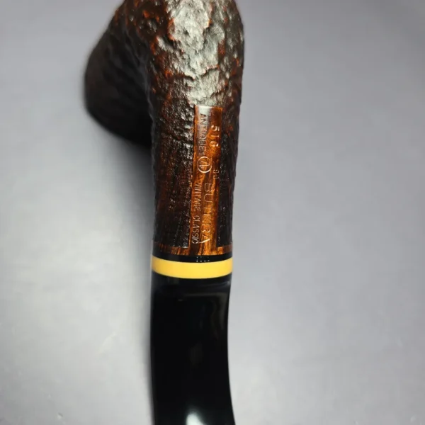 Mike Butera Antique 51G, Group 4 Sandblasted Dublin Briar Pipe, Unsmoked - Image 9