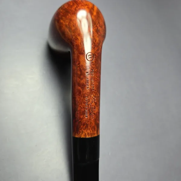 Ser Jacopo L1 Smooth Lumberman Estate Briar Pipe, Unsmoked - Image 9