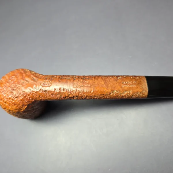 Ashton 1993 Old Church XXX Sandblasted Canadian Estate Briar Pipe, English Estates - Image 9
