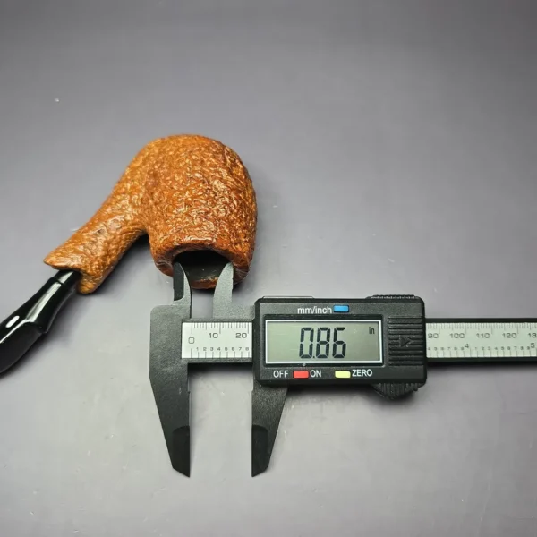 Castello 1960s-80s Sea Rock Briar 4K 293 Sitter Estate Briar Pipe, Italian Estates - Image 9