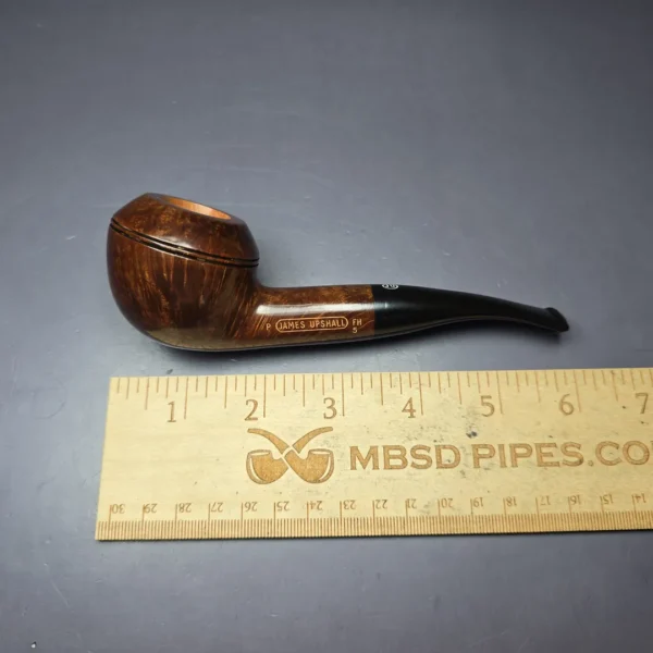 James Upshall P Grade Group 5 Smooth Rhodesian Estate Briar Pipe, Unsmoked - Image 9