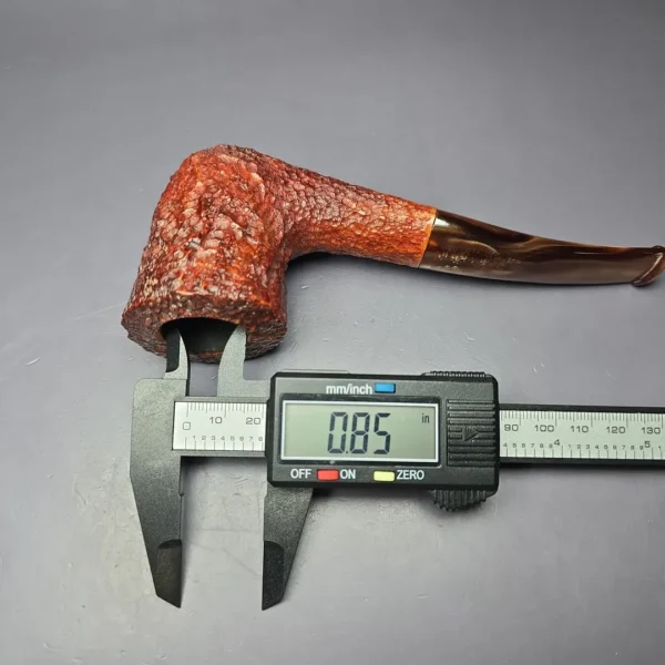 Savinelli Estella Rusticated Freehand Estate Briar Pipe, Unsmoked - Image 9