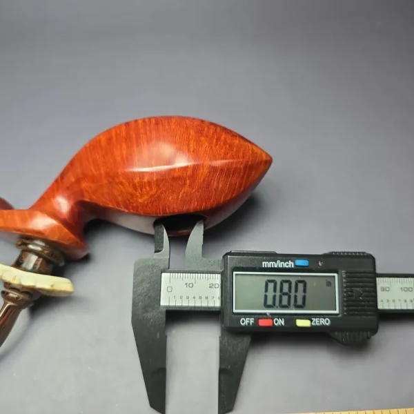 SU Pipes Tokutomi Tribute Smooth Whale w/ Mammoth Handmade Briar Pipe, New - Image 10