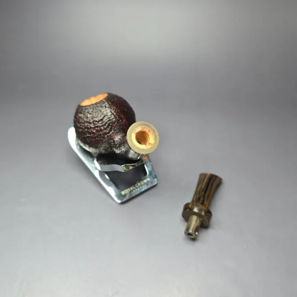 Papa Bear’s Pipes by Tim Beaumont Sandblasted Apple Handmade Briar Pipe, New - Image 10