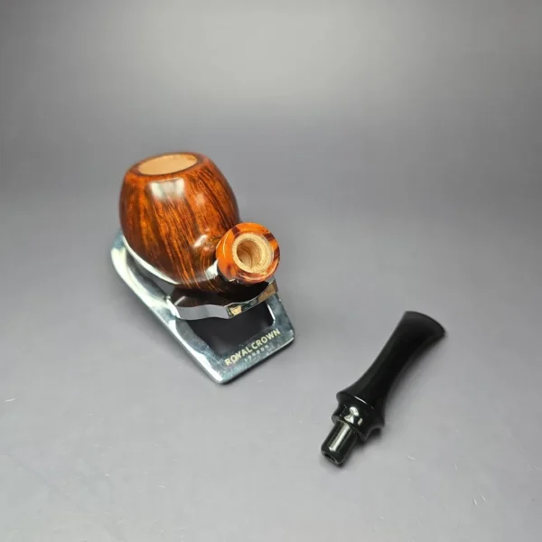 Papa Bear's Pipes by Tim Beaumont Smooth Egg Handmade Briar Pipe, New - Image 10