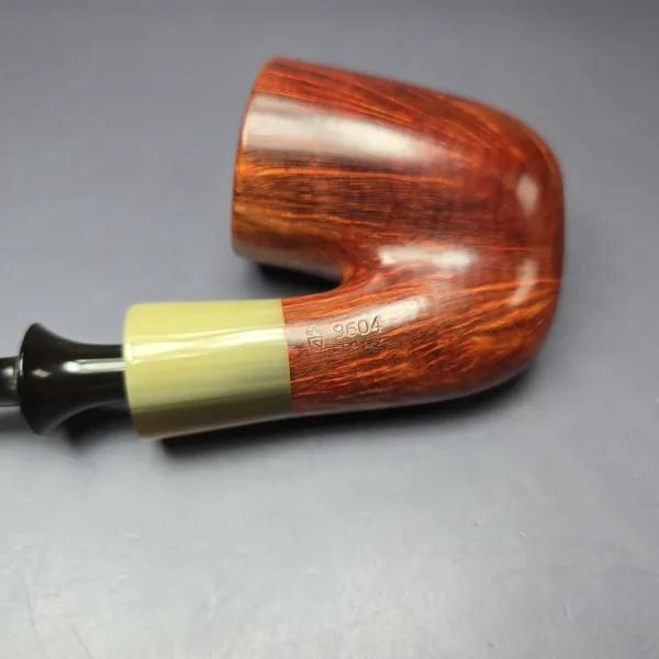 Savinelli Nonpareil 9604 Smooth Oom Paul w/ Horn Estate Briar Pipe, Unsmoked - Image 10