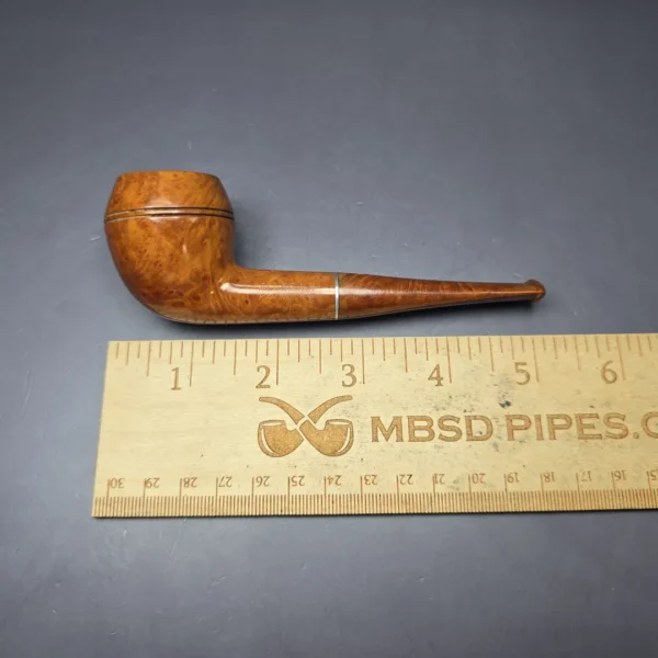 Kaywoodie 1951 Allbriar Prototype 50B Smooth Rhodesian Estate Briar Pipe, Unsmoked - Image 10