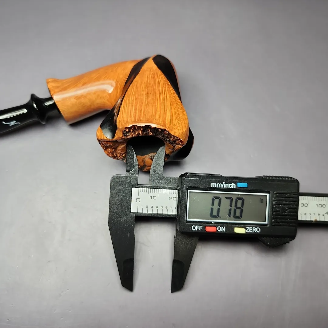 Nording Spiral Natural Smooth Freehand Estate Briar Pipe, Unsmoked - Image 10