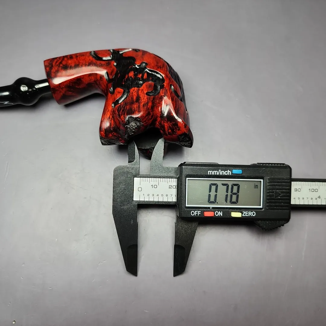 Nording Fantasy Partially Rusticated Freehand Estate Briar Pipe, Unsmoked - Image 10