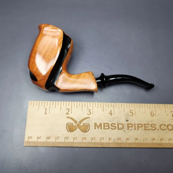 Nording Spiral Natural Smooth Freehand Estate Briar Pipe, Unsmoked - Image 10